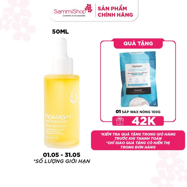 [01.05-31.05] Nowax Mỡ trăn nguyên chất