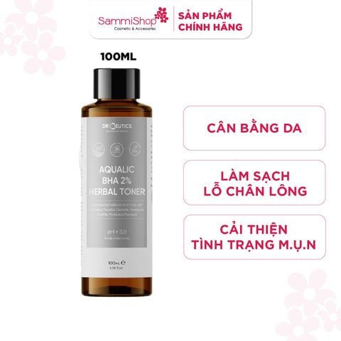 DrCeutics Nước cân bằng da Aqualic BHA 2% Toner