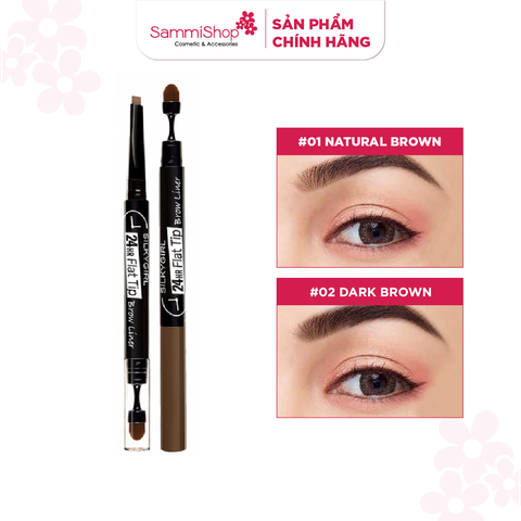 Silky Girl Chì mày 24hr Flat Tip Brow Liner 0.15g