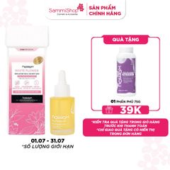 01.07 - 31.07 Nowax Sáp wax ấm con lăn White Flower 100g + Nowax Mỡ trăn nguyên chất 30ml