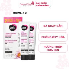 Body Natur Kem Tẩy Lông Hair Removal Cream Moisturising Body Sensitive Skin