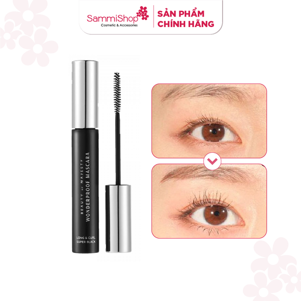 Mascara dài cong mi BOM Wonderproof Mascara long & Curl