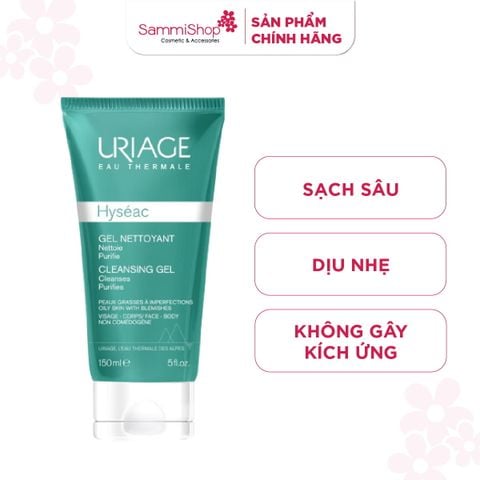 Uriage Gel rửa mặt Hyseac Gel Nettoyant 150ml