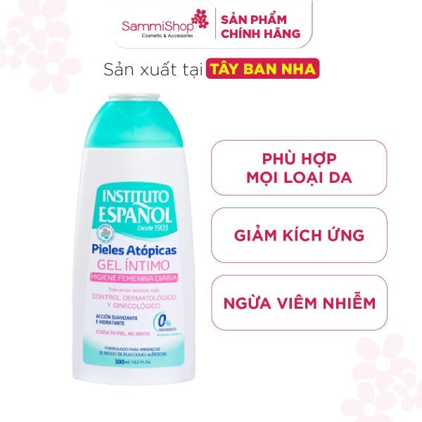 Instituto Español Dung dịch vệ sinh Pieles Atópicas Gel Íntimo 300ml