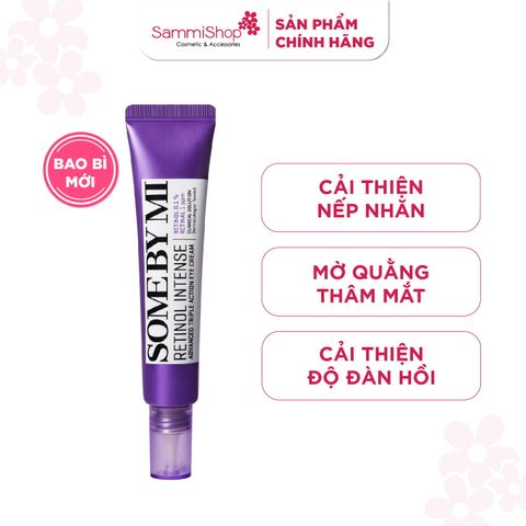 Some By Mi Kem dưỡng mắt Retinol Intense Advanced Triple Action Eye Cream 30ml