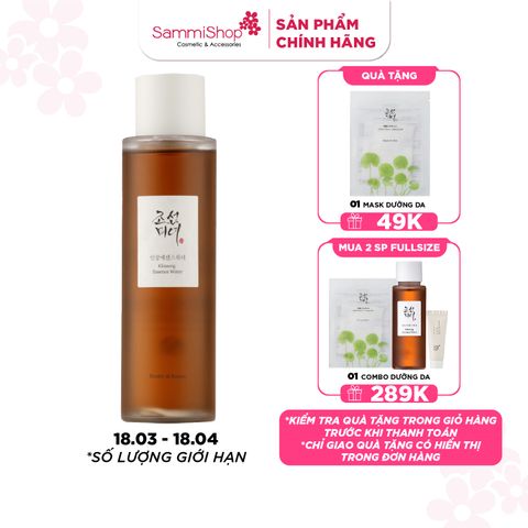 Beauty of Joseon Nước dưỡng da Ginseng Essence Water 150ml