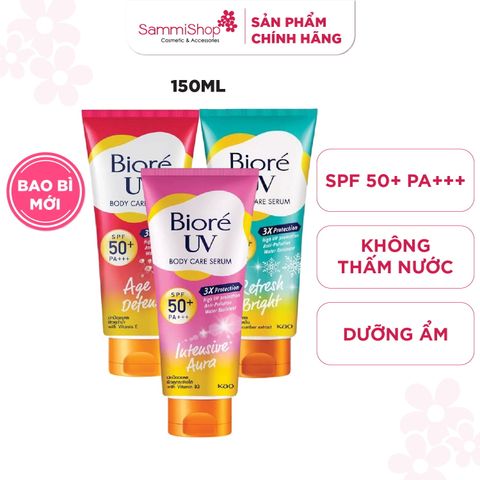 Biore Serum Chống nắng dưỡng thể UV Body Care Serum 150ml