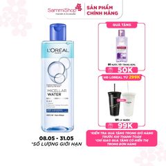 Loreal Micellar Water 3-in-1 Deep Cleansing Even For Sensitive Skin 400ml