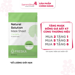 [03.04 - 01.05] Freska Mặt nạ giấy Natural Solution Mask Sheet 25ml