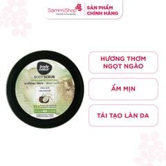Body Natur Tẩy da chết cơ thể Body Scrub Rice and Coconut Oil 200ml