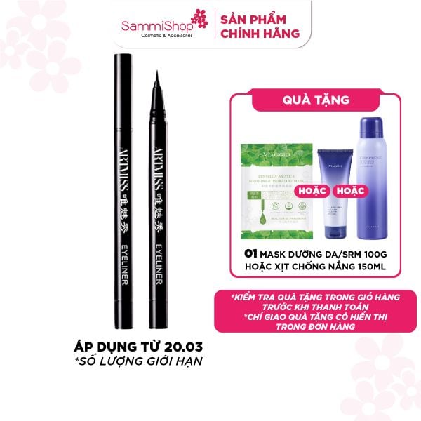 Artmiss Bút kẻ mắt Color Fixing Rotating Liquid Eyeliner