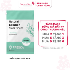 [ 02.05 - 31.05 ] Freska Mặt nạ giấy Natural Solution Mask Sheet 25ml