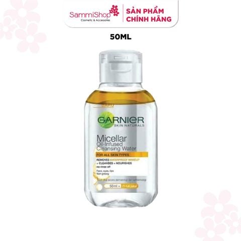 THỨ 5 VUI VẺ Garnier Nước tẩy trang  Micellar Oil - Infused Cleansing Water 50ml (IP07)
