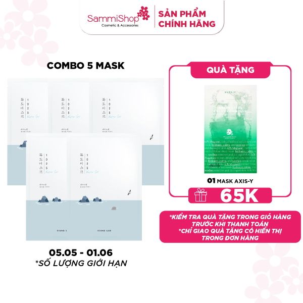 Combo 5.5-01.6 Combo 5 mask Round Lab Mặt nạ giá 52k