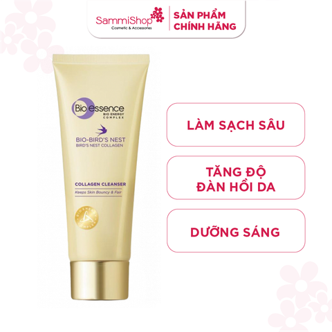 Bio-essence Sữa rửa mặt Bio-bird's Nest Collagen Cleanser (100g)