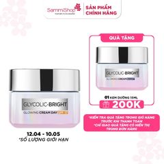 Loreal Kem dưỡng Glycolic - Bright Glowing Cream Day SPF17- 50ml