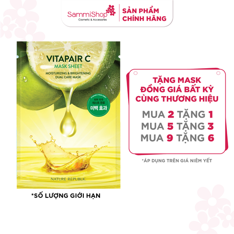 [02.03 - 31.03] Nature Republic Mặt nạ giấy Vitapair C Mask Sheet 25ml