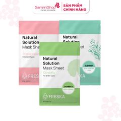 [HÀNG TẶNG KHÔNG BÁN] Freska Mặt nạ giấy Natural Solution Mask Sheet bất kỳ
