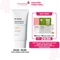 APP-WEB 02.06 - 30.06 Dr.Oracle Kem chống nắng Centella Biome Cica Mild Suncream 50ml