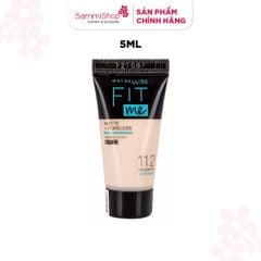 [HÀNG TẶNG KHÔNG BÁN] 3 QT Kem nền mịn lì Maybelline Fit Me! Mattte + Poreless Foundation # 112 - 5ml