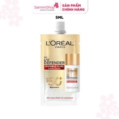 [HÀNG TẶNG KHÔNG BÁN] 2 QT Loreal Dưỡng chất sáng da tức thì Glycolic Bright 1.0% Glycolic Acid 7.5ml Và 5 QT Loreal kem chống nắng Loreal Paris UV Defender Serum Invisible Fluid SPF 50+/PA ++++ Long UVA 5ml