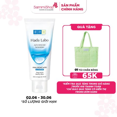 APP-WEB 02.06 - 30.06 Hadalabo Sữa Rửa Mặt Advanced Nourish Hyaluronic Acid Cleanser 80g