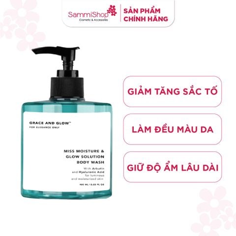 Grace And Glow Sữa tắm dưỡng ẩm Miss Moisture and Glow Solution Body Wash 400ml