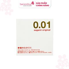 [HÀNG TẶNG KHÔNG BÁN] QT Sagami Bao cao su Original 0.01 (Hộp 2) HOẶC QT Sagami Bao cao su Original 0.01 (Hộp 1)  HOẶC QT Sagami Bao cao su Original 0.02 (Hộp 3) Extra Gel