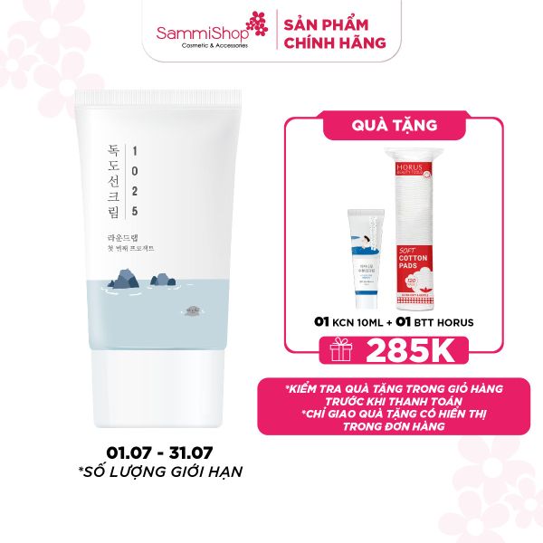 01.07 - 31.07 APP-WEB Round Lab Kem chống nắng 1025 Dokdo Sunscreen 50ml