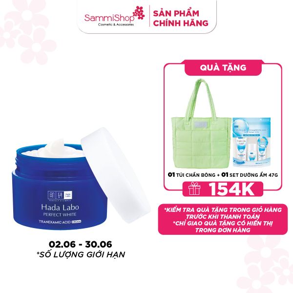 APP-WEB 02.06 - 30.06 Hadalabo Kem dưỡng Perfect White  Tranexamic Acid Cream 50g