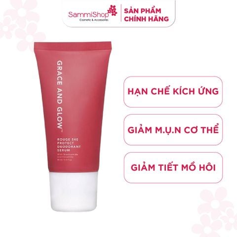 Grace And Glow Lăn khử mùi Rouge 540 Protect Deodorant Serum With Niacinamide And Ceramide 50ml