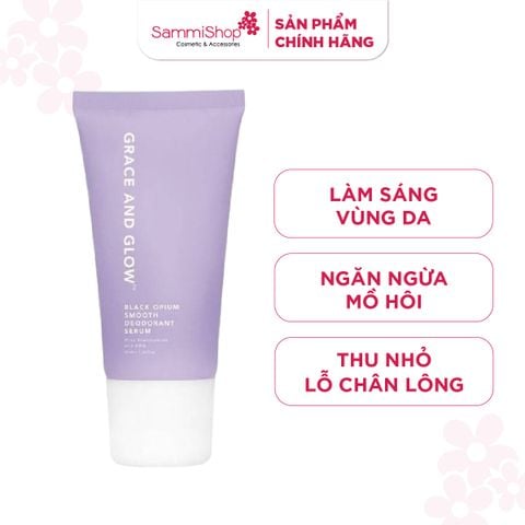 Grace And Glow Lăn khử mùi Black Opium Smooth Deodorant Serum With Niacinamide And AHA 50ml
