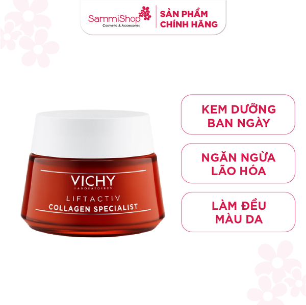 Vichy Kem Dưỡng Ngày Liftactiv Collagen Specialist Day 50ml