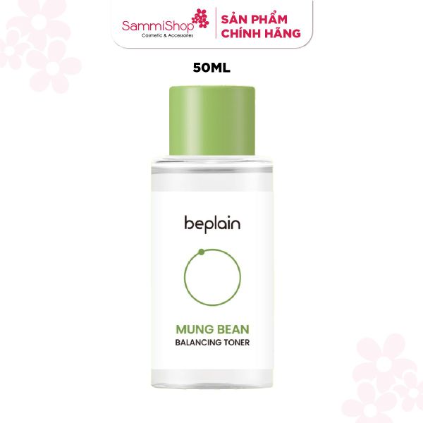 [HÀNG TẶNG KHÔNG BÁN] QT Toàn nhãn + 1 QT Beplain Nước hoa hồng Mung Bean Balancing Toner 50ml