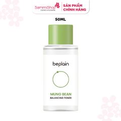 [HÀNG TẶNG KHÔNG BÁN] QT Toàn nhãn + 1 QT Beplain Nước hoa hồng Mung Bean Balancing Toner 50ml
