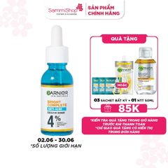 APP-WEB 02.06 - 30.06 Garnier Dưỡng Chất Giảm Mụn Skin Naturals Bright Complete Anti-Acne Booster Serum 30ml