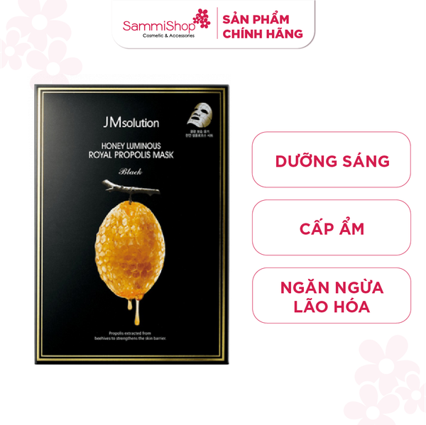 JMSolution Mặt nạ Honey Luminous Royal Propolis Mask 30ml