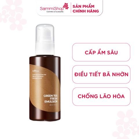 Isntree Sữa Dưỡng Green Tea Fresh Emulsion 120ml