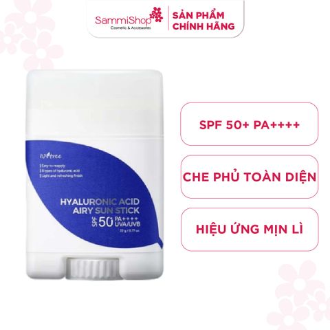 Isntree Sáp Chống Nắng Hyaluronic Acid Airy Sun Stick 22g