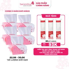 APP-WEB 02.06 - 30.06 COMBO 5 Horus Khăn khô đa năng Soft Cotton Tissue 80pcs
