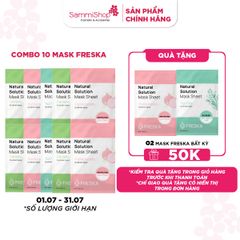 APP-WEB 01.07 - 31.07 COMBO 10 Freska Mặt nạ giấy Natural Solution GNY 35K BẤT KỲ