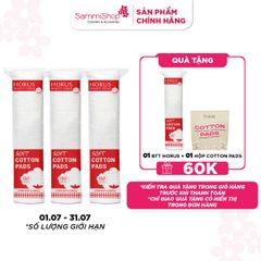 APP-WEB 01.07 - 31.07 COMBO 3 Horus Bông tẩy trang Soft Cotton Pads 120 pads