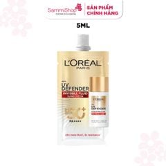 [HÀNG TẶNG KHÔNG BÁN] QT Loreal kem chống nắng Loreal Paris UV Defender Serum Invisible Fluid SPF 50+/PA ++++ Long UVA 5ml