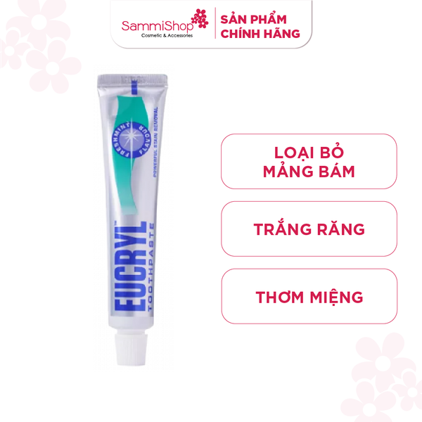 Eucryl Kem Đánh Răng Tẩy Trắng Toothpaste 62g