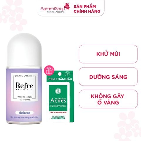 Refre Lăn khử mùi Whitening Perfume Deluxe 40ml + quà