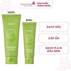 Beplain Sữa rửa mặt Mung Bean pH-Balanced Cleansing Foam