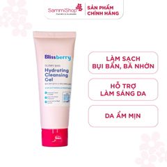 Blissberry Sữa rửa mặt cấp ẩm sáng da Glowy Skin Hydrating Cleansing Gel 100ml