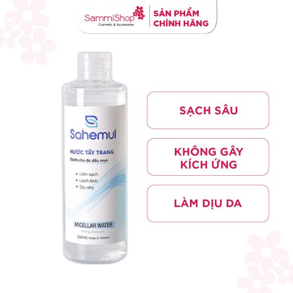 Sahemul Nước tẩy trang 250ml