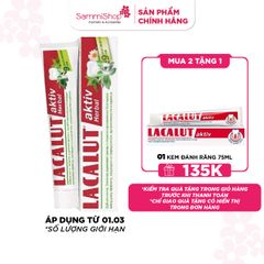 Lacalut Kem đánh răng Aktiv Herbal 75ml