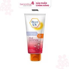 [HÀNG TẶNG KHÔNG BÁN] QT Serum chống nắng Biore UV Anti-pollution Body Care Serum Age Defense SPF50+/PA+++ 150ml HOẶC QT Biore Nước tẩy trang sạch nhờn Makeup Remover Perfect Cleansing Water Oil Clear 250ml - túi refill